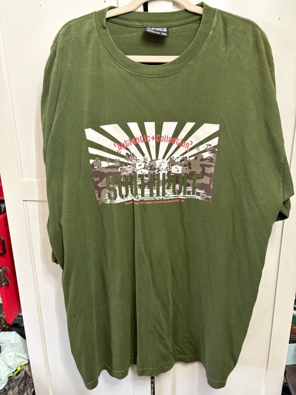 South Pole Olive Green Graphic Short Sleeve Tee